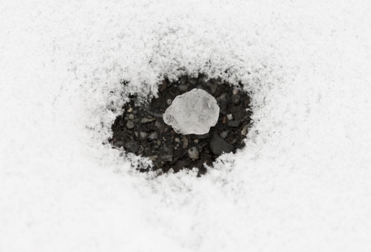 salt eroding pavement