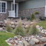 rock garden at house